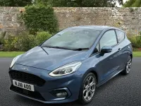 Used Ford Fiesta ST-Line X 140 HP (102 kW) 2018 Blue Hatchback