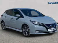 Begagnad Nissan Leaf Tekna 160 kW (218 HK) 2021 Grå Halvkombi