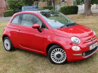 Used Fiat 500 Lounge 69 HP (50 kW) 2017 Red Hatchback