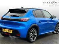 Used Peugeot e-208 Premium 100 kW (136 HP) 2022 Blue Hatchback