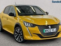 Used Peugeot e-208 Premium 100 kW (136 HP) 2022 Yellow Hatchback
