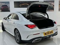 Used Mercedes CLA200 AMG line 163 HP (119 kW) 2020 White Coupe