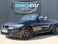 Used BMW 220 M Sport 190 HP (139 kW) 2015 Black Cabriolet