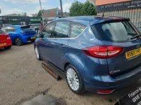 Used Ford C-MAX Titanium 125 HP (91 kW) 2018 Blue MPV