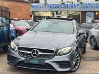 Begagnad Mercedes E220 AMG line 2018 Grå Sportkupé