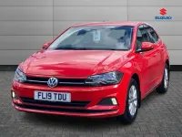 Used VW Polo SE 94 HP (69 kW) 2019 Red Hatchback