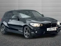 Used BMW 116 Sport Line 114 HP (83 kW) 2015 Jet black Hatchback