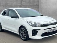 Used Kia Rio GT-Line 118 HP (86 kW) 2019 White Hatchback