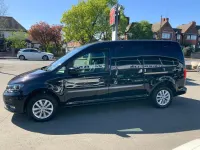 Used VW Caddy Maxi Highline 102 HP (75 kW) 2019 Black MPV