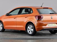 Used VW Polo SE 95 HP (69 kW) 2018 Orange Hatchback