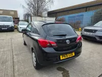 Used Vauxhall Corsa Design Edition 70 HP (51 kW) 2015 Black Hatchback