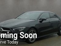 Used Mercedes CLA200 AMG line 163 HP (119 kW) 2019 Black Coupe