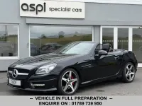 Used Mercedes SLK250 AMG 204 HP (150 kW) 2014 Black Cabriolet