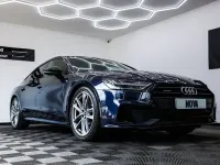 Used Audi A7 Sportback Black Edition 286 HP (210 kW) 2020 Blue Hatchback