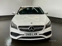 Used Mercedes CLA180 AMG line 122 HP (89 kW) 2019 White Coupe