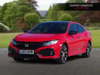 Used Honda Civic EX 129 HP (94 kW) 2017 Red Hatchback