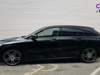 Used Mercedes CLA220 AMG line 177 HP (130 kW) 2018 Black Coupe