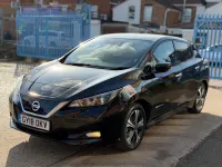Used Nissan Leaf 110 kW (150 HP) 2018 Black Hatchback