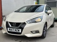 Used Nissan Micra N-Connecta 90 HP (66 kW) 2017 White Hatchback