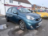Used Nissan Micra S 98 HP (72 kW) 2015 Blue Hatchback