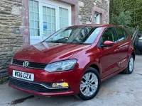 Used VW Polo SE 2016 Red Hatchback