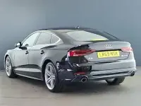 Used Audi A5 S-Line 150 HP (110 kW) 2019 Black Coupe