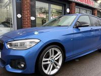 Used BMW 118 M Sport 136 HP (100 kW) 2017 Blue Hatchback
