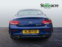 Used Mercedes C200 AMG line 184 HP (135 kW) 2018 Blue Coupe
