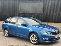 Used Skoda Octavia SE L 115 HP (84 kW) 2017 Blue Estate