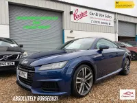 Begagnad Audi TT S-Line 2015 Blå Sportkupé