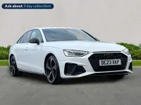 Used Audi A4 Black Edition 163 HP (119 kW) 2023 White Sedan