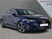 Used Audi A3 S-Line 147 HP (108 kW) 2024 Blue Hatchback