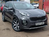 Used Kia Sportage GT-Line 115 HP (84 kW) 2017 Silver SUV