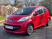 Used Peugeot 107 2008 Red Hatchback