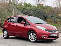 Begagnad Nissan Note Acenta 90 HK (66 kW) 2014 Röd Halvkombi