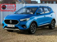 Used MG ZS Exclusive 106 HP (77 kW) 2020 Blue Hatchback