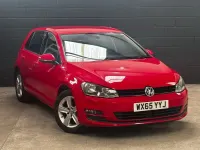 Used VW Golf VII Match 125 HP (91 kW) 2015 Red Hatchback