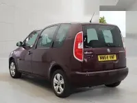 Used Skoda Roomster SE 105 HP (77 kW) 2014 Maroon MPV
