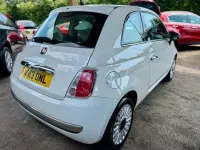 Used Fiat 500 Lounge 69 HP (50 kW) 2013 White Hatchback