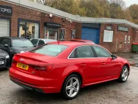 Used Audi A4 S-Line 252 HP (185 kW) 2017 Red Sedan