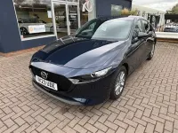 Begagnad Mazda 3 Prime-Line 122 HK (89 kW) 2023 Blå Halvkombi