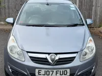 Used Vauxhall Corsa Club 90 HP (66 kW) 2007 Silver Hatchback