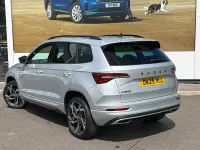 Used Skoda Karoq SportLine 110 HP (80 kW) 2025 Brilliant silver metallic SUV