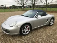 Second-hand Porsche Boxster 295 CP (216 kW) 2007 Argintiu Cabrio