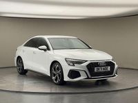 Used Audi A3 S-Line 110 HP (80 kW) 2021 Ibis white Sedan