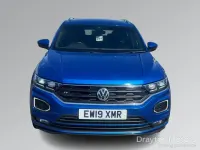 Used VW T-Roc R-line 150 HP (110 kW) 2019 Blue SUV