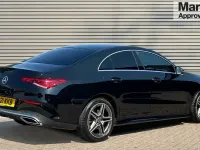 Used Mercedes CLA200 AMG line 163 HP (119 kW) 2021 Black Coupe