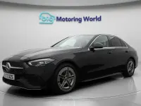 Used Mercedes C300e AMG line 313 HP (230 kW) 2023 Black Sedan