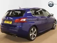 Used Peugeot 308 GT-line 2017 Blue Hatchback