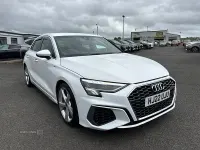 Used Audi A3 e-tron S-Line 2022 White Hatchback
